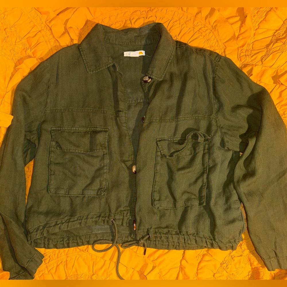 C&C California Dark Green Utility Jacket